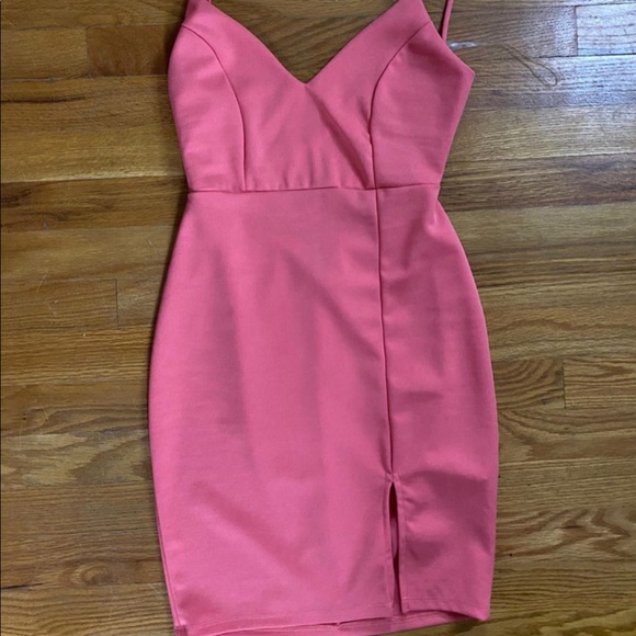 STRAPPY CORAL DRESS - Picture 5 of 6